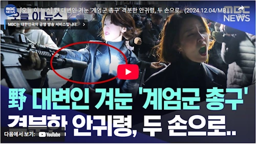 안귀령 레전드 뉴스 