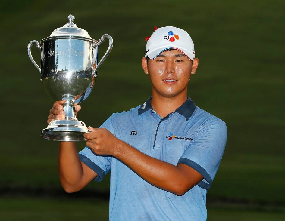 16살에 PGA 투어카드 얻은 천재 김시우 와이프 오지현 프로 결혼 (ft. 김시우 프로 프로필 클럽 퍼터 나이 고향 수상 일정) 김시우 첫 우승 2016년 윈덤 챔피언십 리즈 시절