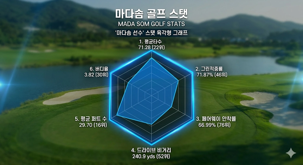 가을 상금 킬러 마다솜 프로 프로필 & 골프 클럽 고향 수상 상금 일정 마다솜 골프선수 스탯