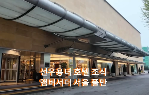 선우용녀 호텔조심 앰버서더 서울 풀만 