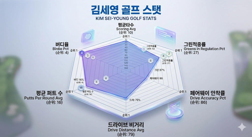 김세영 골프선수 스탯