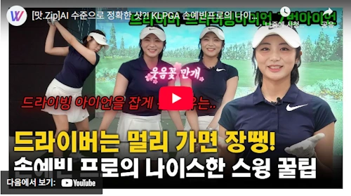 손예빈 골프선수 스윙 