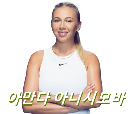 아만다 아니시모바 프로필 테니스 라켓 신발 수상 일정 상금 랭킹 Amanda Anisimova