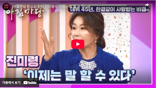 가수 진미령 인생 스토리 