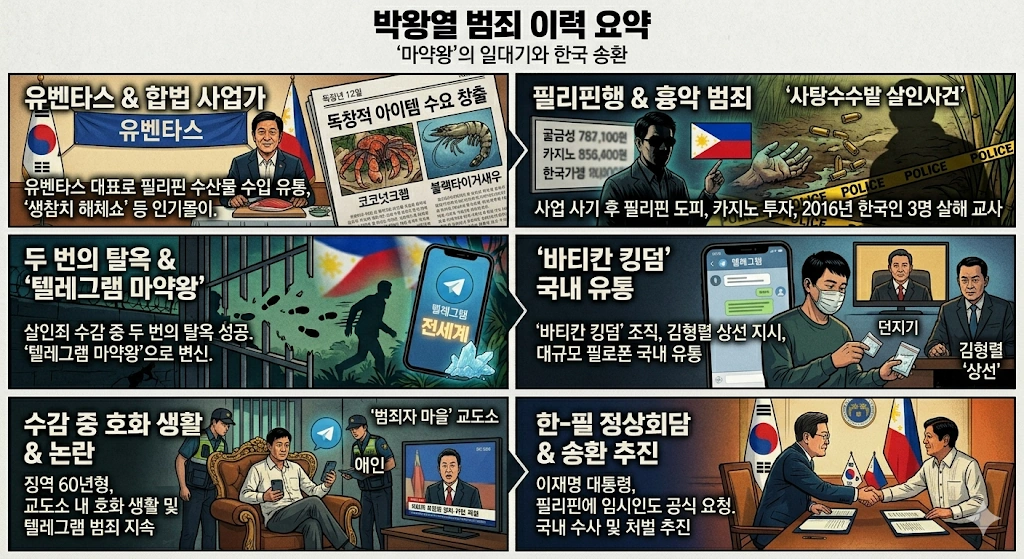 피살사건부터 텔레그램 마약왕 박왕열 프로필 & 체포 후 송환 근황 (ft. 꼬꼬무) 참치 수입 사업가에서 마약왕이 된 박왕열 이력