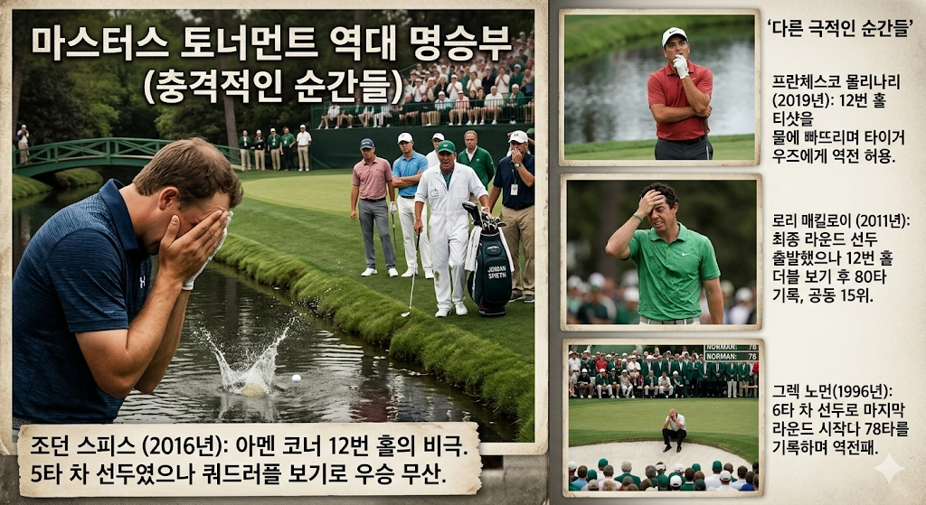 골프 마스터스 토너먼트 역사 & 오거스타 내셔널 GC 그린 자켓 마스터스 토너먼트 역대 명승부 열전
