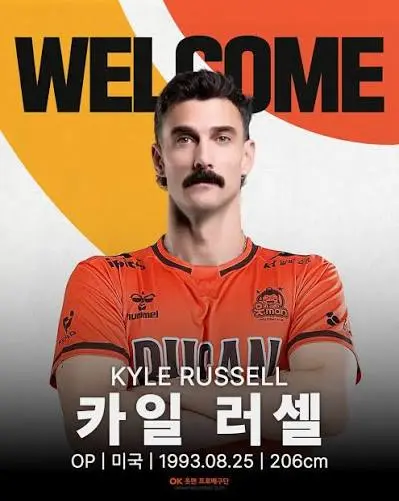 카일 러셀 배구선수 프로필·한국계 부인 따라 코보에 온 서브왕 (통계 수상) 카일 러셀 배구선수 프로필·한국계 부인 따라 코보에 온 경력직 (통계 수상 서브)
